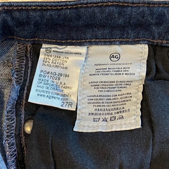 AG Adriano Goldschmied Jeans, size US 27R - Picture 4 of 4